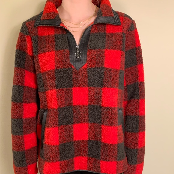 Abercrombie Sherpa half zip - Picture 1 of 1